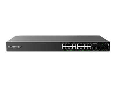 Grandstream Netzwerk-Switch – 16 Anschlüsse, PoE+ Unterstützung