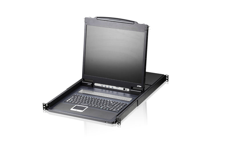 ATEN KVM Switch – 8-Port, integriertes 19" LCD