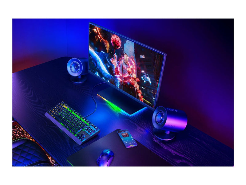 Razer Nommo 2.0 PC-Lautsprecher – Raumfüllender Klang, Bluetooth