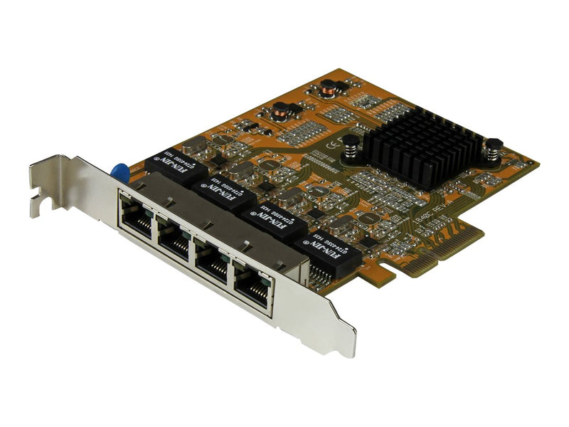 Startech.com Netzwerkkarte – 4 Gigabit-Anschlüsse, PCI Express