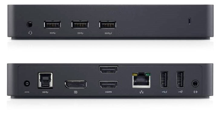 Dell Dockingstation – USB-Anschlüsse, 2 HDMI-Ports