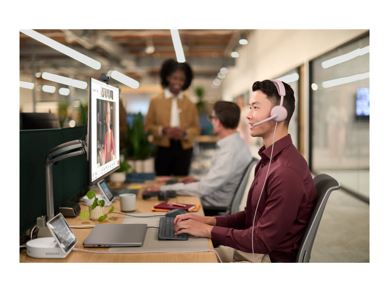 Logitech USB-Headset – Rauschunterdrückung, Teams-Zertifizierung