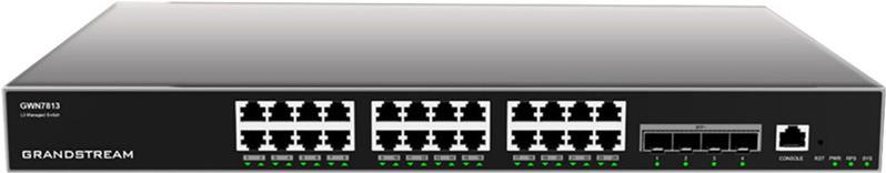 Grandstream Netzwerk-Switch – 24 Anschlüsse, 10 Gigabit SFP+