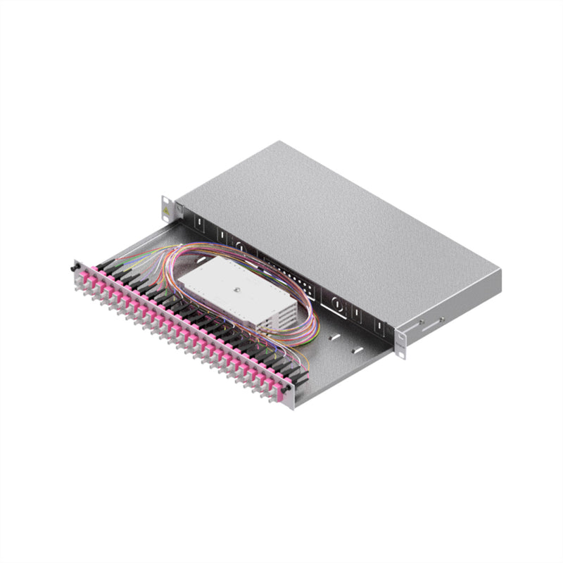 Easylan Glasfaserkabelkiste – Rackmontage, 24 SC-Duplex Ports