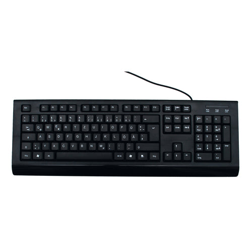 MediaRange Standard-Tastatur – Spritzwassergeschützt, USB-Anschluss