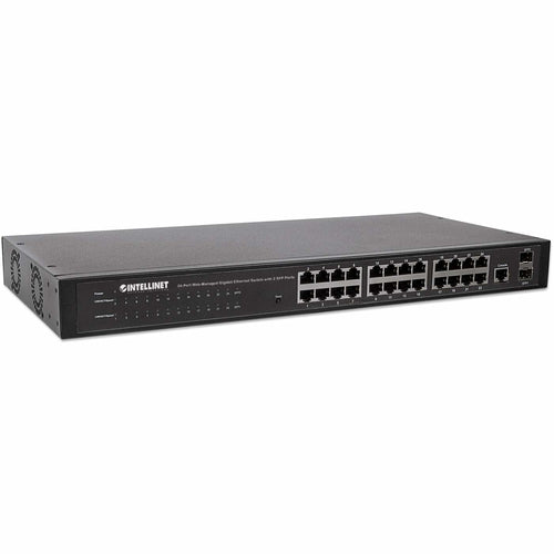 INTELLINET Netzwerk-Switch – 24 Ports, Gigabit-Geschwindigkeit