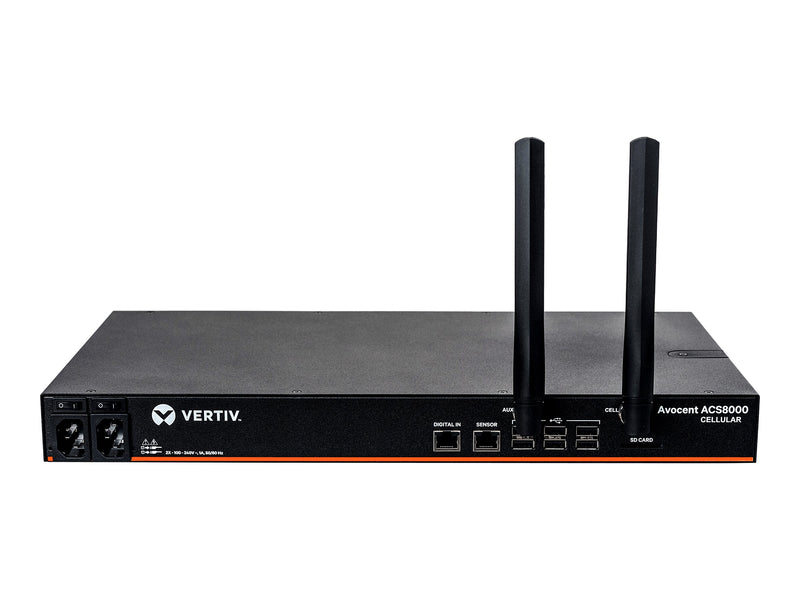 Vertiv Konsolenserver – 16 Ports, 4G/LTE, duale Stromversorgung