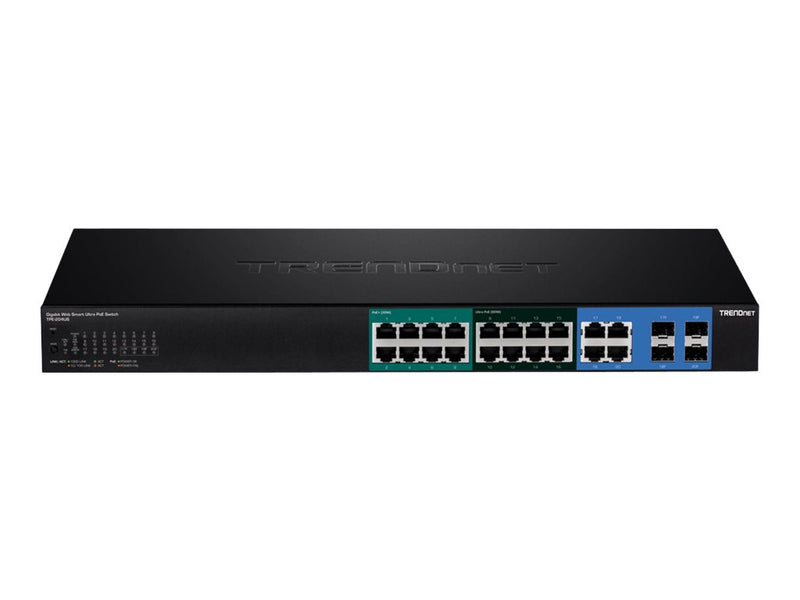 TRENDnet 20-Port Switch – Gigabit, PoE für einfache Netzwerke
