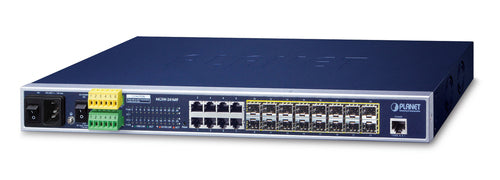 Planet Technology Managed Switch – 24 Anschlüsse, Rack-montierbar