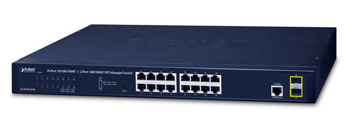 PLANET 16-Port Gigabit Switch – für schnelles Netzwerkmanagement
