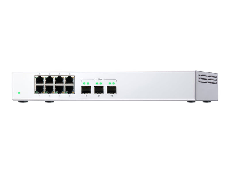 QNAP Netzwerk-Switch – 3x 10G & 8x Gigabit, geräuscharm