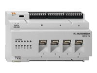Rutenbeck Gigabit-Switch – 10 Anschlüsse, PoE+ für DIN-Schiene