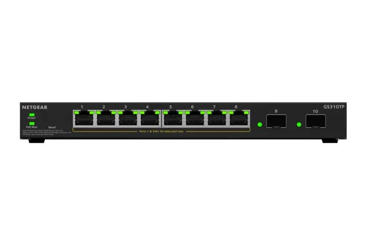 Netgear 8-Port Gigabit Switch – PoE+, Smart Management