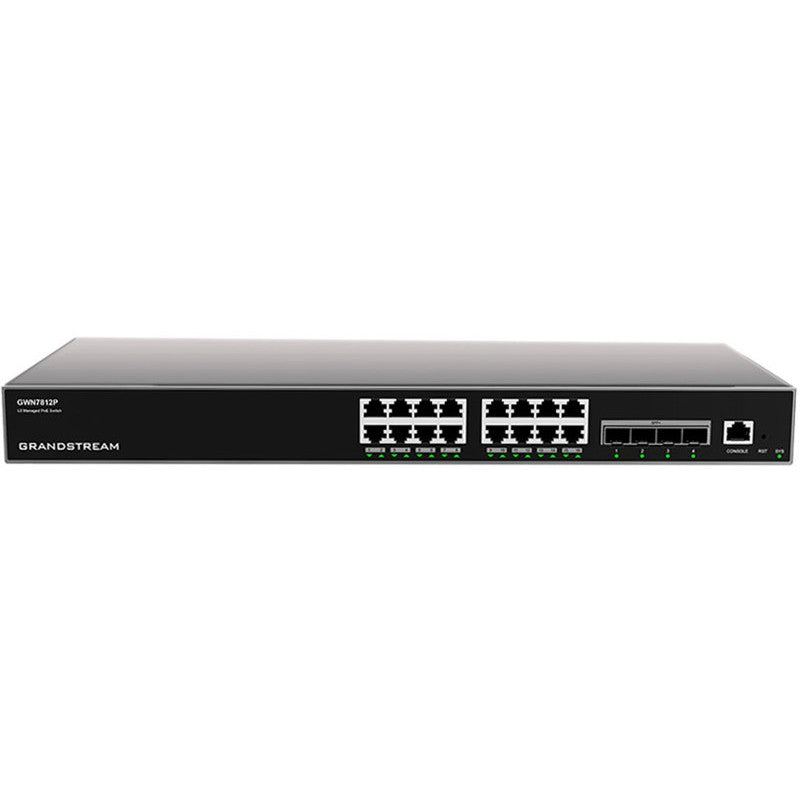 Grandstream Netzwerk-Switch – 8 Anschlüsse, PoE++ für Unternehmen