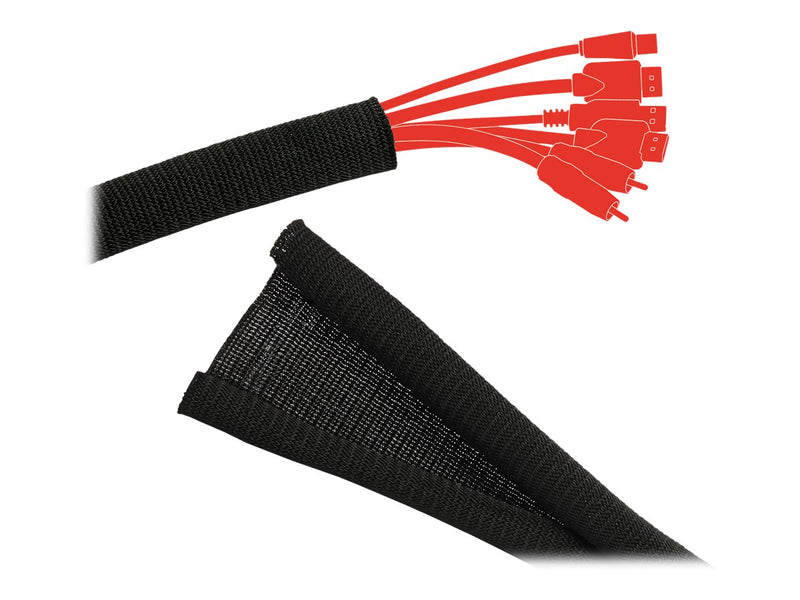 Label-the-cable Kabelschlauch – Flexibel, zuschneidbar, 25 m