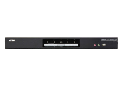 ATEN KVM Switch – 4 PCs steuern, Audio & USB integriert