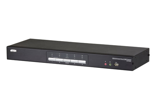 ATEN KVM Switch – 4 PCs steuern, Audio & USB integriert