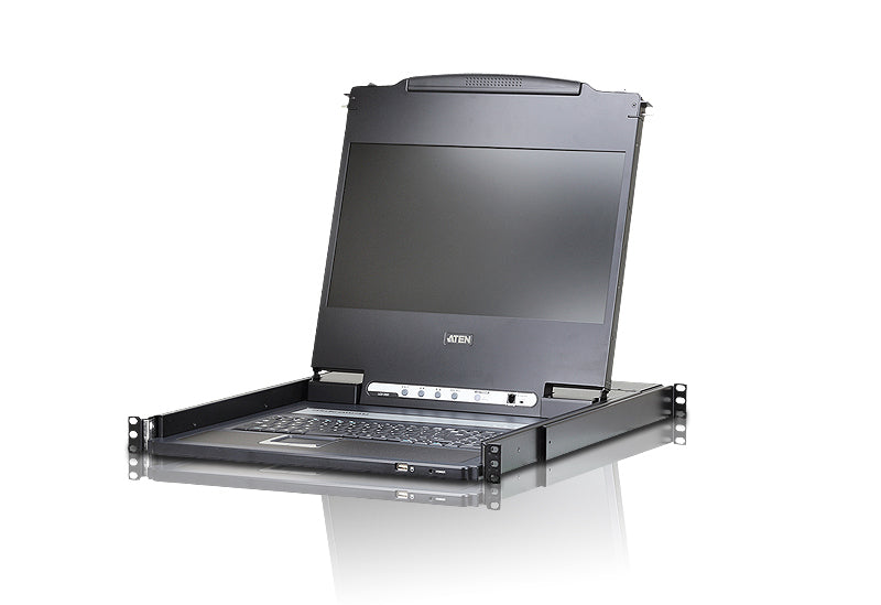 Aten KVM-Konsole – 17,3" Full HD Monitor, USB-Anschlüsse