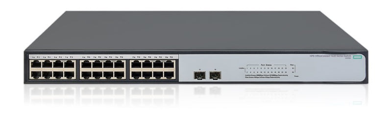 HP Enterprise Netzwerkswitch – 24 Anschlüsse, Gigabit-Ethernet