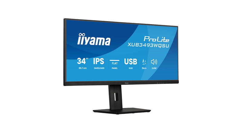 Iiyama 34" LED-Monitor – 2K-Auflösung, IPS-Technologie