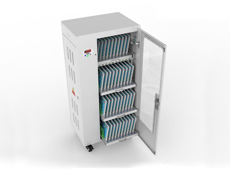 ALCASA Tablet-Ladewagen – UV-Desinfektion, für bis zu 40 Geräte