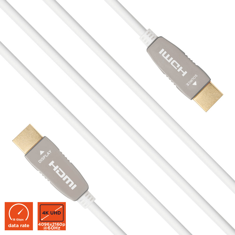 Celexon HDMI-Kabel 50m – 4K, Glasfaser für klare Übertragung
