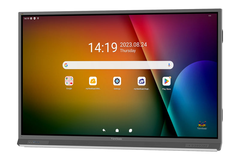 ViewSonic 65" Interaktives Display – Touchscreen, 8-Mikrofonarray