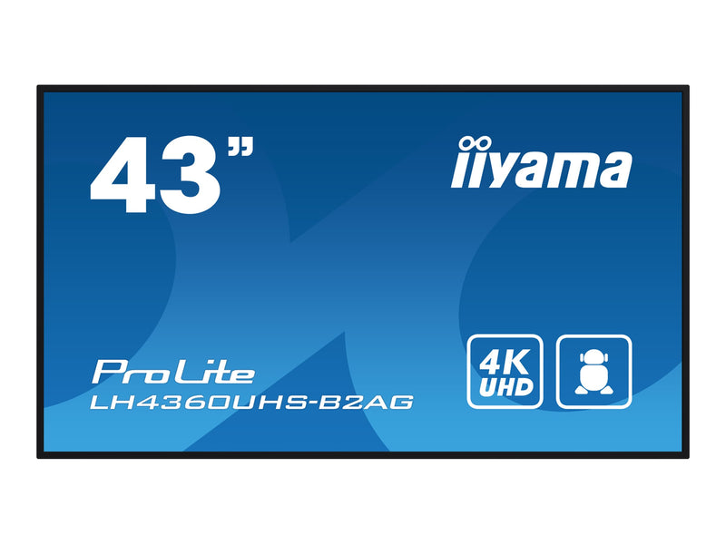 Iiyama 43" Display – 4K UHD, integrierter Mediaplayer