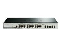 D-Link 28-Port Gigabit Switch – Smart, Rack-montierbar