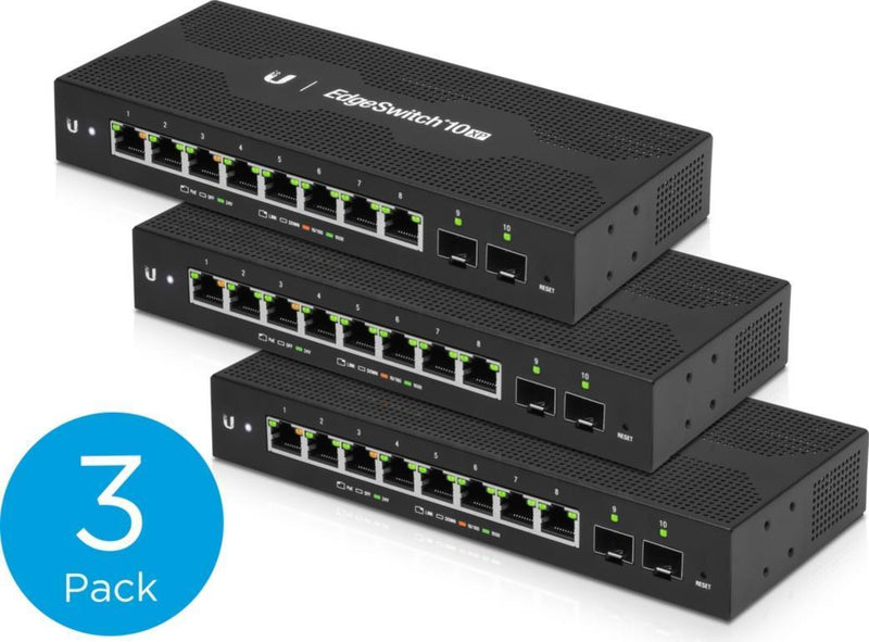 Ubiquiti EdgeSwitch 10XP – 8x Gigabit-Anschlüsse, PoE-fähig