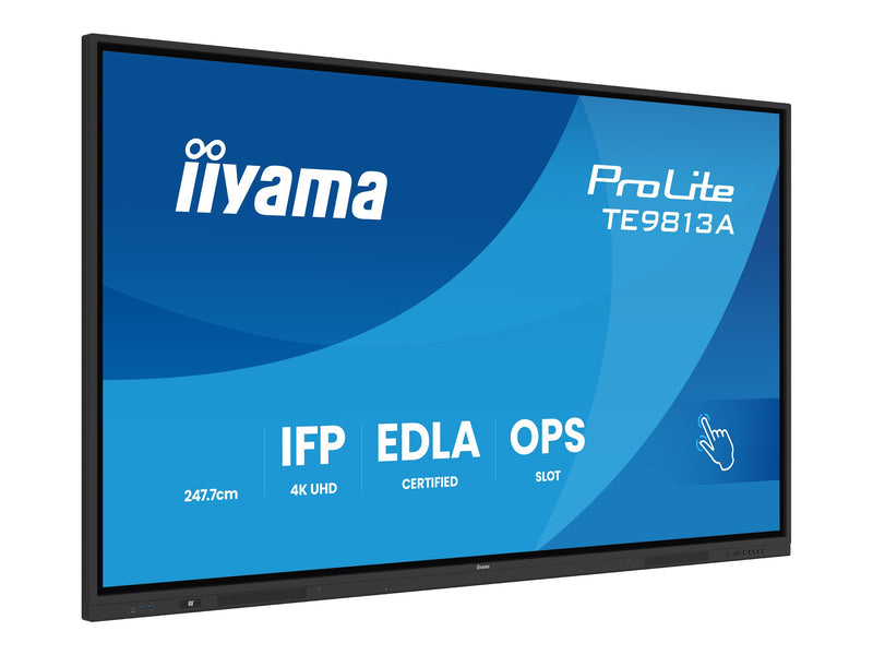 Iiyama 98" 4K Touchscreen-Display – Großformat für Präsentationen