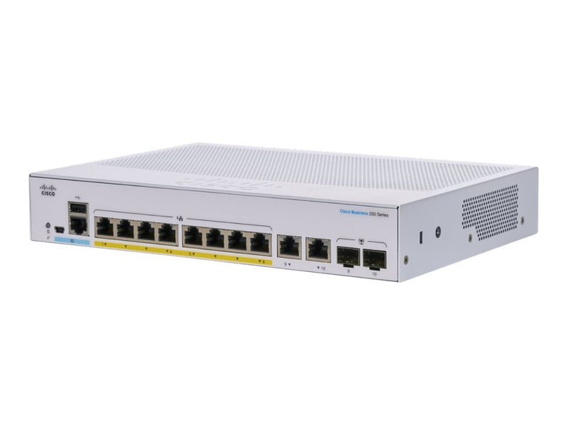 Cisco Smart Switch – 8 Ports, PoE+ für kleine Netzwerke