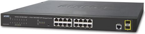 PLANET 16-Port Gigabit Switch – für schnelles Netzwerkmanagement