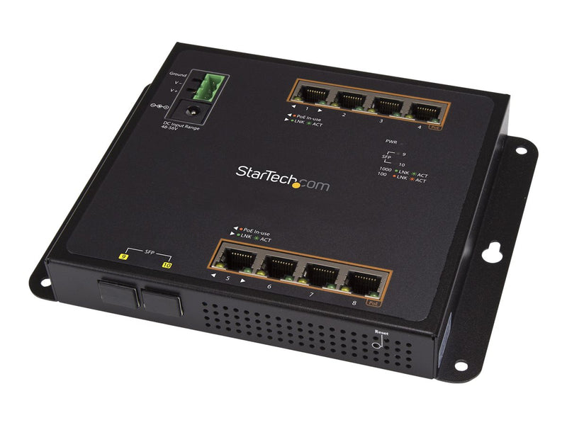 StarTech Ethernet Switch – 8 Ports mit PoE+ für schnelle Netzwerke