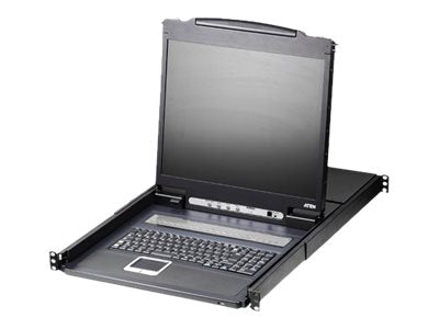 ATEN KVM Switch – 8-Port, integriertes 19" LCD