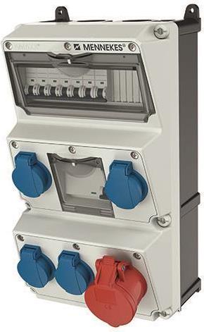 Mennekes Steckdosen-Kombination – robust und vielseitig