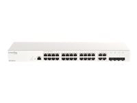 D-Link 28-Port Gigabit Switch – Cloud-Management, Rack-montierbar