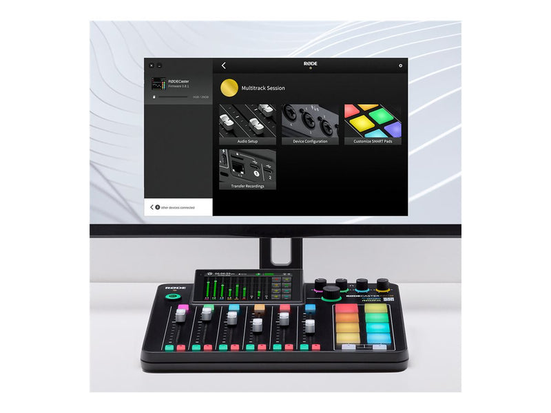 RODE Podcast Mixer – LCD-Display, Wi-Fi-fähig