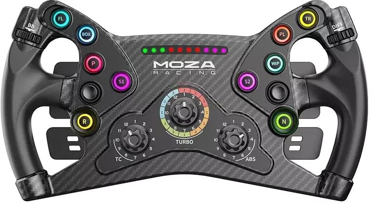 MOZA RACING GT-Lenkrad – Kabellos, 10 Tasten