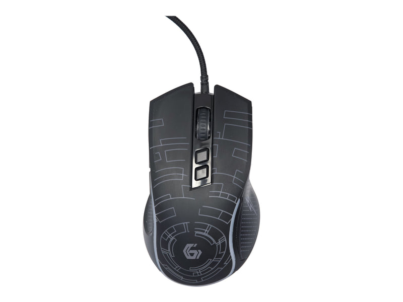 GEMBIRD USB-Gaming-Maus – Ergonomisch, 7 Tasten