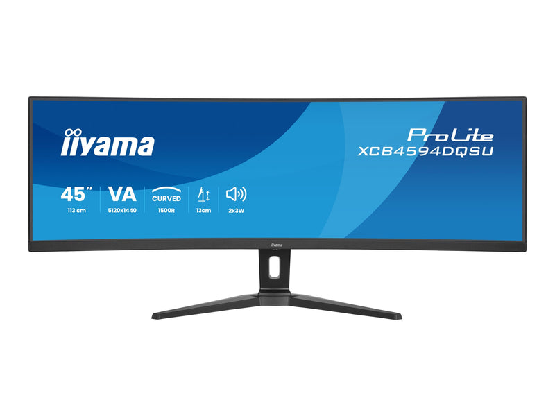 Iiyama Curved Monitor – 45" Dual Quad HD, USB-C-Anschluss
