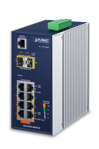 Planet Technology 4-Port Switch – Gigabit Ethernet, PoE Unterstützung