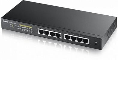 Zyxel 8-Port Netzwerk-Switch – PoE+ für einfache Stromversorgung