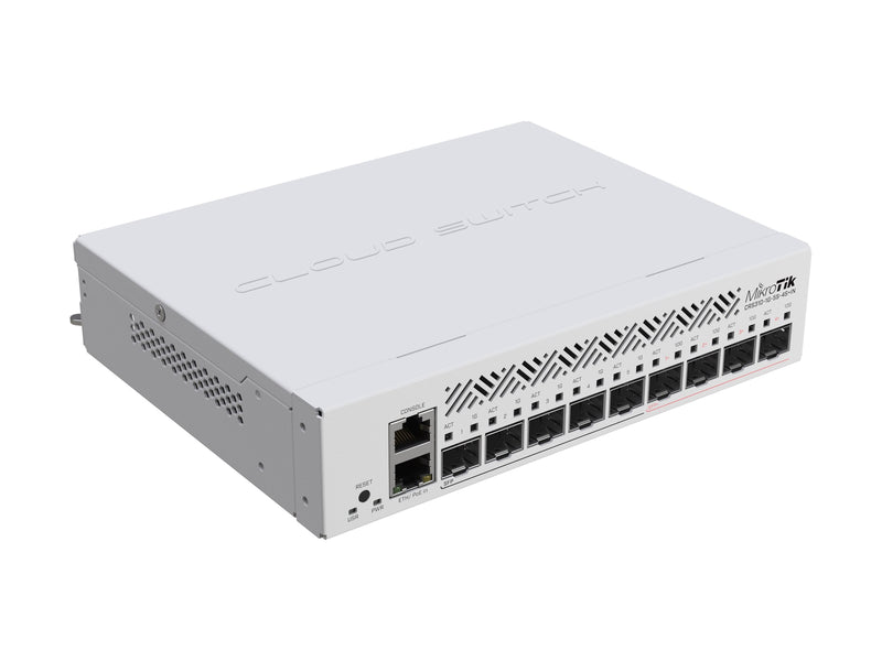 Mikrotik Netzwerk-Switch – 10 Anschlüsse, 10-Gigabit Unterstützung