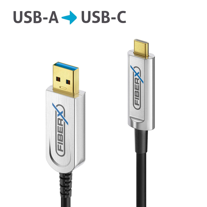PureLink USB 3.1 Glasfaser Kabel – 10 m, USB-A zu USB-C