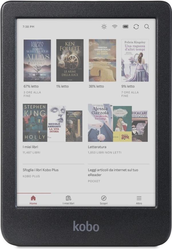 Kobo Clara Colour eBook-Reader – Farbdisplay, 16 GB Speicher