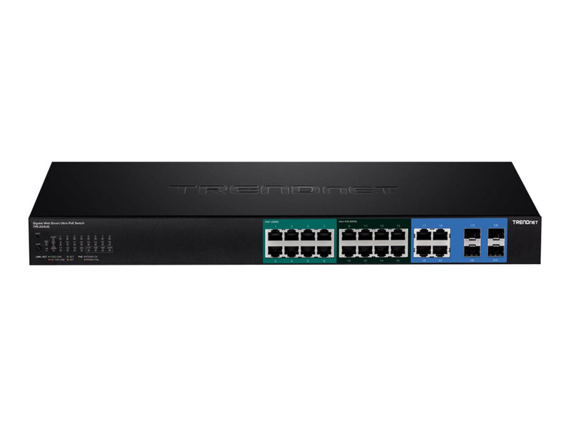 TRENDnet 20-Port Switch – Gigabit, PoE für einfache Netzwerke