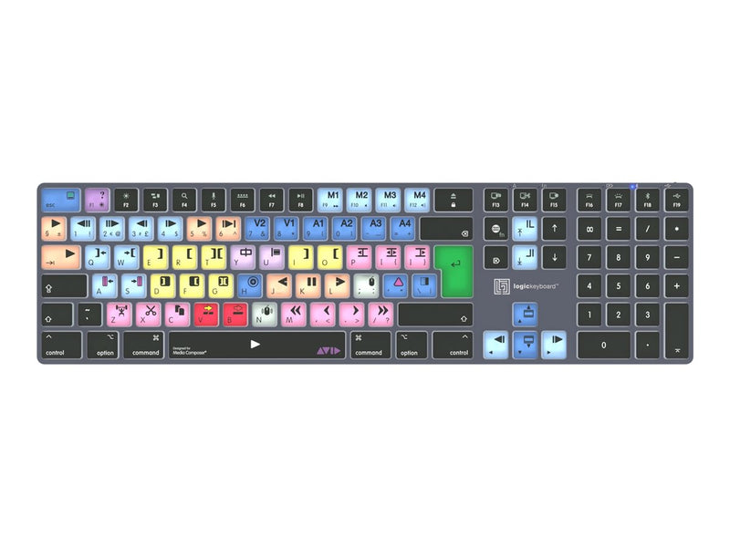LOGIC-KEYBOARD Tastatur – Kabellos, Hintergrundbeleuchtung