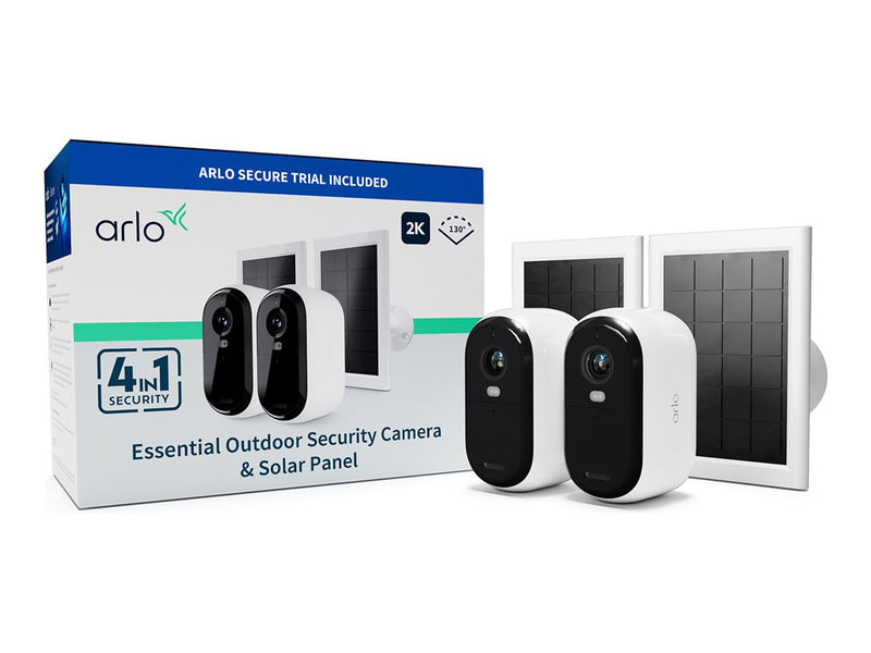 Arlo Sicherheitskamera-Set – 2 Kameras mit Solar-Panels