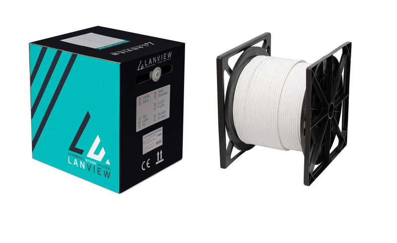 EET Lanview Netzwerkkabel – Cat6a, 305 m, halogenfrei